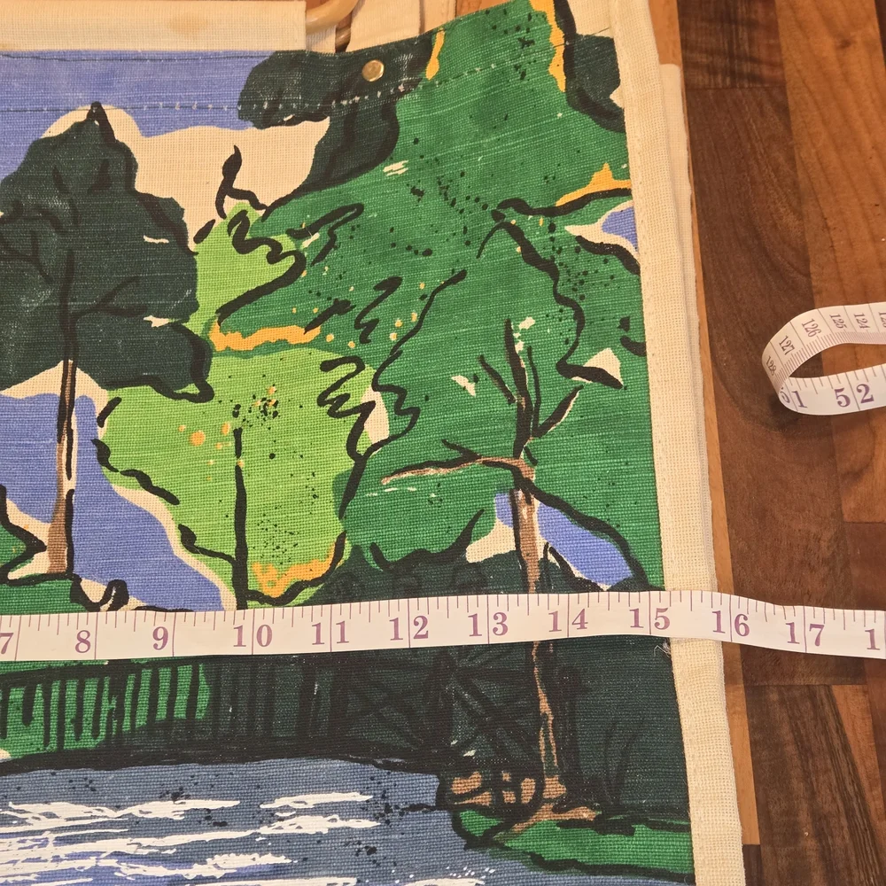 Vintage PGA Canvas Tote Bag - Artist Signed D. Hunt
